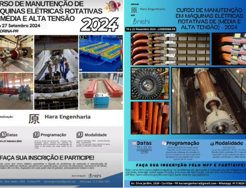 CURSO DE MANUTENÇÃO DE MÁQUINAS ELÉTRICAS ROTATIVAS 23 a 27 de setembro de 2024 e 18 a 22 de novembro de 2024